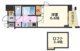 プレサンス大須観音駅前サクシードの物件間取画像